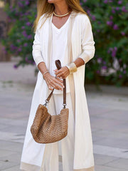 Long Cardigan, Pants and Top Three Piece Set