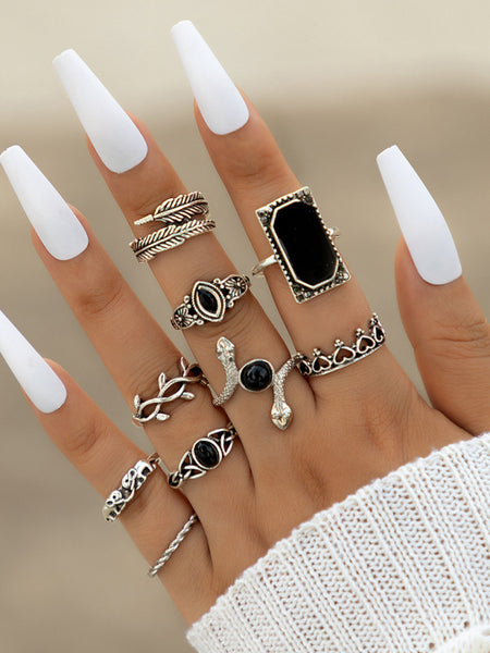 Jewelry 15-Piece Ring Set