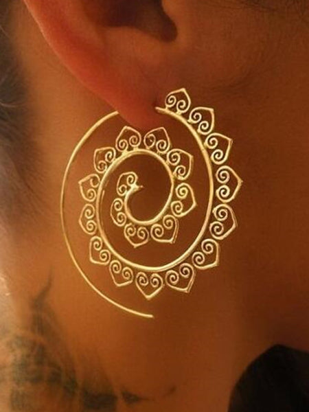 Spiral Heart Earrings