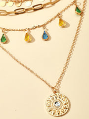 gold fashion necklace