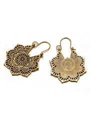 Vintage Metal Bohemian Cutout Earrings