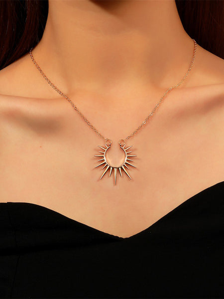 Sunflower Pendant Necklace