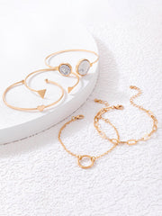 Five-Piece Fashion Bracelet Set