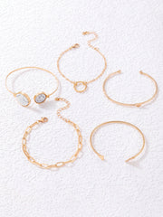 Five-Piece Fashion Bracelet Set