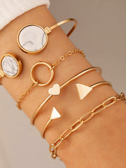 Five-Piece Fashion Bracelet Set