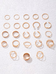 gold ring set