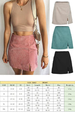 short skirt size chart