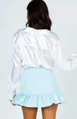 Pleated Ruffle Skirt