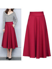 Mid-Length Skirt