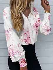 Lace Long Sleeve Blouse