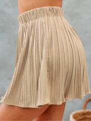 Pleated Mini Skirt