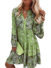 Floral Long Sleeve Dress