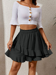 Short Ruffle Skirt