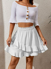 Short Ruffle Skirt
