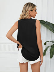 V-Neck Sleeveless Top