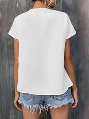 Embroidered Flower Top