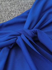 Strapless Cutout Midi Dress