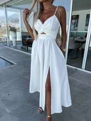 Woven Sexy Long Dress