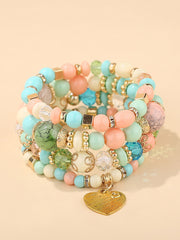 Multi-Layer Crystal Beaded Bracelet