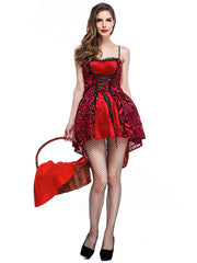 Gothic Little Red Riding Hood Halloween Costume