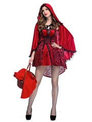 Gothic Little Red Riding Hood Halloween Costume