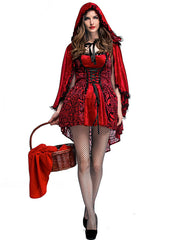 Gothic Little Red Riding Hood Halloween Costume