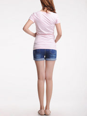 Maternity Denim Shorts