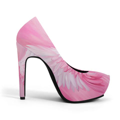 pink designer high heels