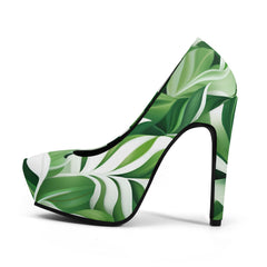 palm high heel shoes