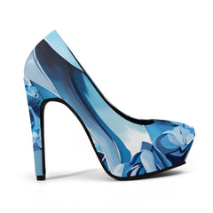 blue drama high heel
