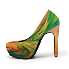 tropical island high heels