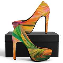 5 inch tropical heels