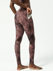 Pink Print Yoga Pants