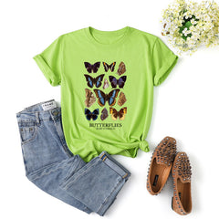 butterfly shirt - green