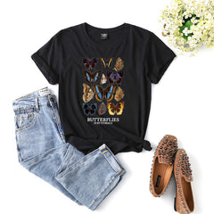 butterfly shirt - black