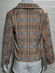 Women's Plaid Blazer