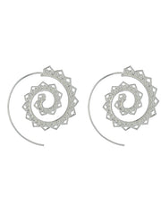 Spiral Heart Earrings