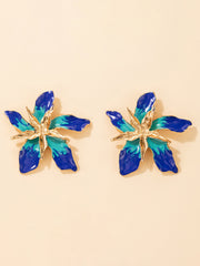 Tropical Flower Earrings