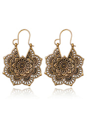 Vintage Metal Bohemian Cutout Earrings