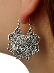 Vintage Metal Bohemian Cutout Earrings