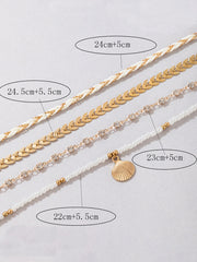Four-Layer Anklet