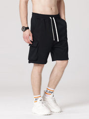 Men's Mixed Media Cargo Shorts