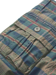 Plaid Cargo Shorts
