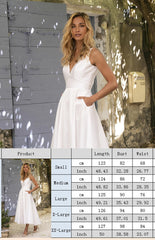 Solid Color Backless Dress