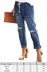 distressed jeans