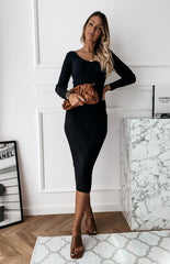 black dress