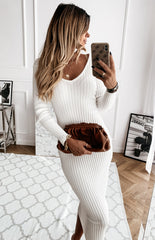 white dress