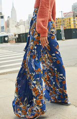 Wide Leg Print Pants