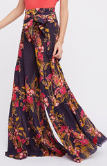 Wide Leg Print Pants