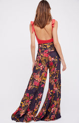Wide Leg Print Pants